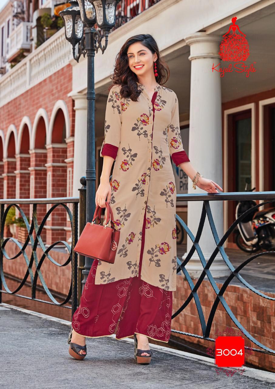 Fashion Biba Vol-3 Kajal Style Rayon Printed Kurtis Fashion Biba Vol-3 Kajal Style Rayon Printed Kurtis